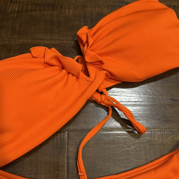 New Orange 2 Pc Bikini Amazon Size M - Picture 2 of 3